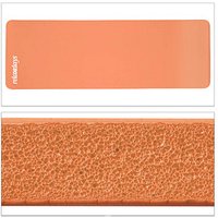 relaxdays Yogamatte orange 60,0 x 180,0 x 1,0 cm