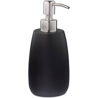 relaxdays Seifenspender 10031061_46 schwarz Polyresin 300,0 ml