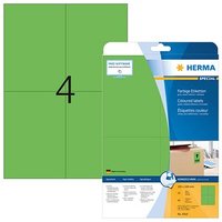 80 HERMA Etiketten 4564 grün 105,0 x 148,0 mm