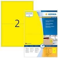 200 HERMA Etiketten 4565 gelb 199,6 x 143,5 mm
