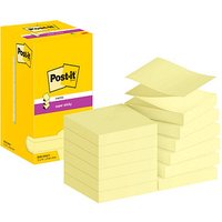 Post-it® Super Sticky Z-Notes Haftnotizen extrastark R33012SY gelb, 12 Blöcke Post-it® Super Sticky Z-Notes Haftnotizen extrastark R33012SY gelb, 12 Blöcke