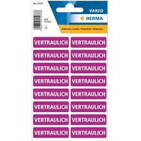 HERMA Hinweisetiketten 15037 Vertraulich, lila 40,0 x 12,5 mm, 5x 320 Etiketten