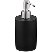relaxdays Seifenspender 10031059_46 schwarz Polyresin 180,0 ml