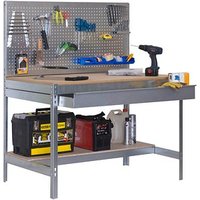 Simonrack Werkbank-Set SIMONWORK BT2 BOX grau 1 Schublade 151,0 x 61,0 x 144,5 cm