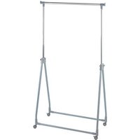 WENKO Kleiderständer silber Metall 88,0 x 100,0 – 168,0 cm