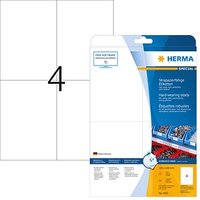 40 HERMA wetterfeste Folienetiketten 4583 weiß 105,0 x 148,0 mm