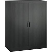 CP Omnispace Rollladenschrank schwarzgrau 2 Fachböden 120,0 x 42,0 x 123,0 cm