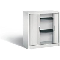 CP Omnispace Rollladenschrank lichtgrau 2 Fachböden 100,0 x 42,0 x 103,0 cm