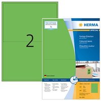 200 HERMA Etiketten 4569 grün 199,6 x 143,5 mm