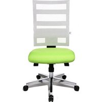 Topstar Bürostuhl X-Pander, 9590T353 Stoff grün, Gestell alu