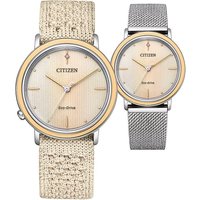 Citizen Horlogeset incl. horlogebandje Elegant Eco-Drive EM1006-40A