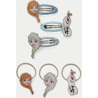 M&S Disney Frozen™ Clip and Hairband Set Blue