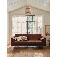 BARKER AND STONEHOUSE Moore Chenille Extra Large 3 Seater Sofa Brown