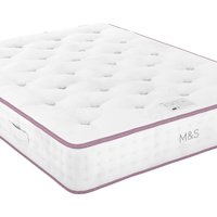 M&S 4500 British Wool Pocket Spring Medium Mattress White