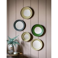 Gallery Direct Set of 5 Crosby Round Wall Mirrors Multi