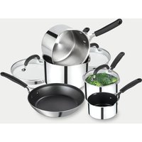 Prestige Made To Last Stainless Steel Pan Set of 5 Silver