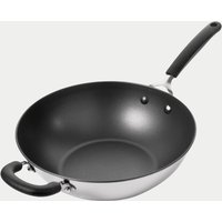 Prestige Made to Last 29cm Non-Stick Wok Silver