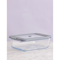 Kilner Set of 2 Rectangular 1.5L Storage Boxes Clear