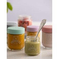 Kilner Set of 12 110ml Round Glass Storage Jars Multi