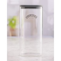 Kilner Set of 3 1.5L Square Glass Storage Jars Clear