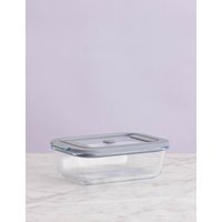 Kilner Set of 2 0.63L Rectangular Storage Boxes Clear
