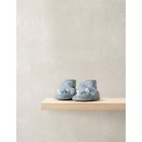 Mamas & Papas Faux Fur Dinosaur Booties Blue