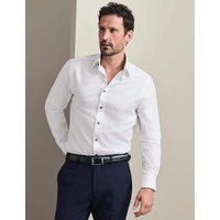 Charles Tyrwhitt Slim Fit Non Iron Pure Cotton Twill Shirt White
