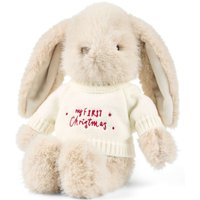 Mamas & Papas Faux Fur Rabbit Beanie Soft Toy Natural