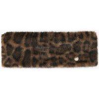 Carvela Faux Fur Leopard Print Headband Brown Mix