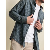 Charles Tyrwhitt Regular Fit Non Iron Pure Cotton Check Twill Shirt Grey Mix