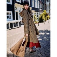Regatta Waterproof Belted Hooded Longline Trench Coat Burgundy Mix