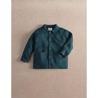 Mamas & Papas Pure Cotton Knitted Cardigan Green