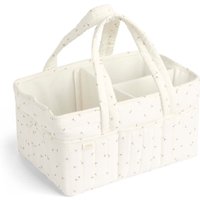 Mamas & Papas Pure Cotton Seedling Print Nappy Caddy Bag Multi