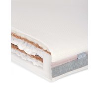 Mamas & Papas Luxury Hybrid Twin Cotbed Mattress White