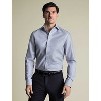 Charles Tyrwhitt Slim Fit Non Iron Pure Cotton Shirt Indigo