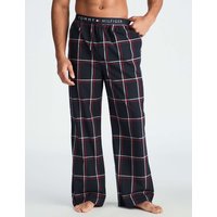 Tommy Hilfiger Original Pure Cotton Checked Pyjama Bottoms Navy Mix