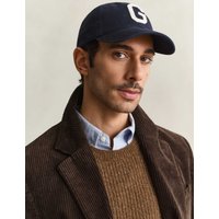 GANT Pure Cotton Appliqué Baseball Cap Navy