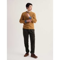 Seasalt Cornwall Merino Wool Rich Flecked Crew Neck Jumper Yellow