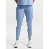 Nike Pro Training High Waisted Gym Leggings Blue Denim