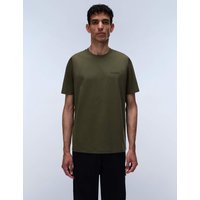 Napapijri Pure Cotton Brand Graphic T-Shirt Dark Green