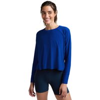 Beyond Yoga Featherweight Daydreamer Long Sleeve Top Royal Blue