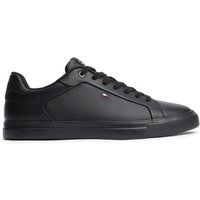 Tommy Hilfiger Lightweight Pinperf Leather Trainers Black