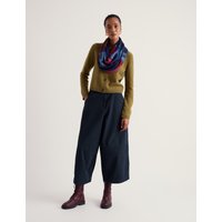 Seasalt Cornwall Merino Wool Rich Crew Neck Cardigan Olive