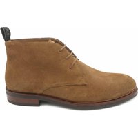 Jones Bootmaker Wide Fit Suede Lace Up Chukka Boots Tan