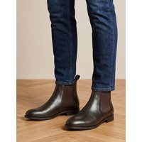 Jones Bootmaker Wide Fit Leather Chelsea Boots Dark Brown