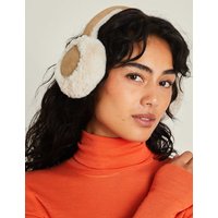 ACCESSORIZE Faux Fur Suedette Earmuffs Camel