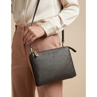 Jones Bootmaker Leather Shoulder Bag Chocolate