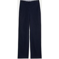 M&S Stretch straight leg chinos Midnight Navy