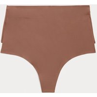 Body by M&S 2 Pack Body Invisibles™ No VPL Shaping Thongs Jasper