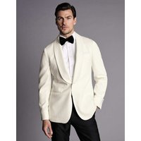 Charles Tyrwhitt Slim Fit Pure Wool Tuxedo Jacket White
